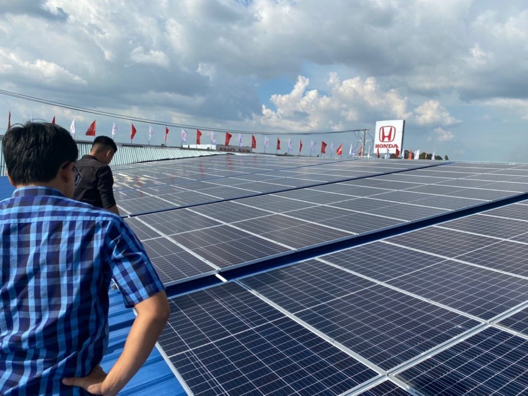 Dự án điện mặt trời hòa lưới tại Long Xuyên An Giang