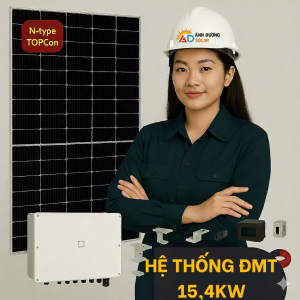 Điện Mặt Trời Hòa Lưới 15,4KWP – Hóa Đơn Điện 5-10TR – Hoàn Vốn 2 Năm