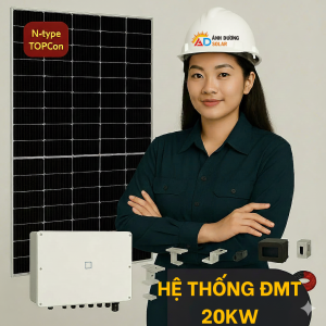 Gói Điện Mặt Trời 20 KWP (Giảm 6-7 triệu/tháng)